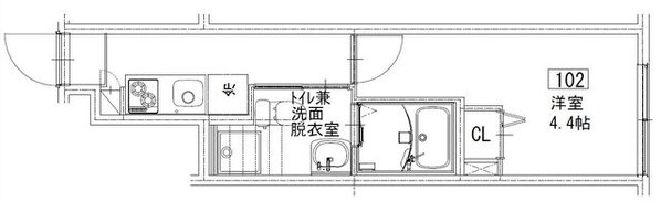 ソルナクレイシア西荻窪IIの物件間取画像